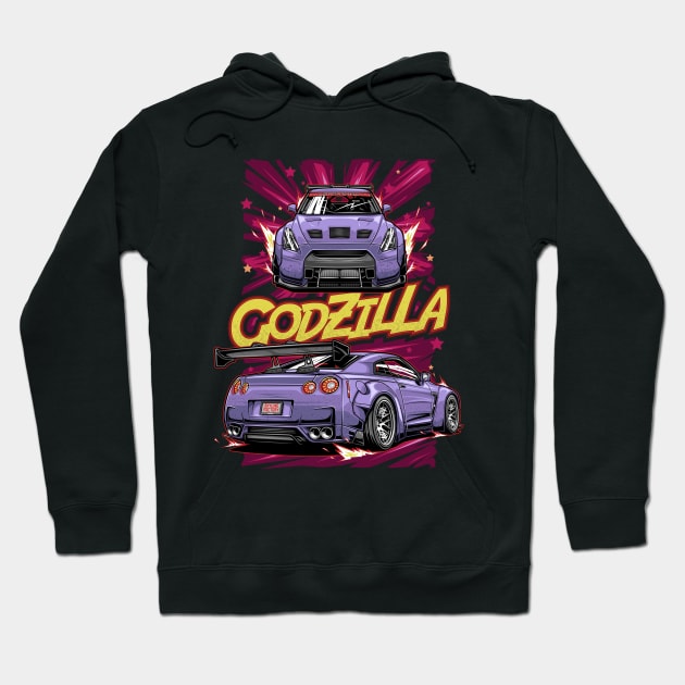 Nissan GTR GodZilla Hoodie by racingfactory